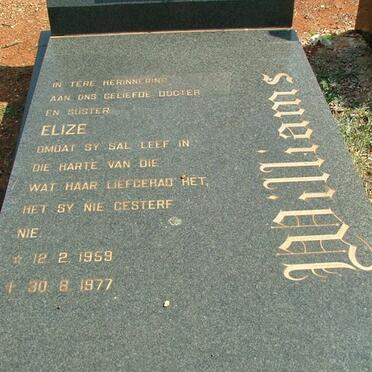 WILLIAMS Elize 1959-1977