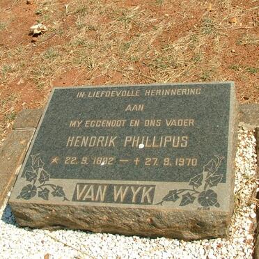 WYK Hendrik Phillipus, van 1882-1970