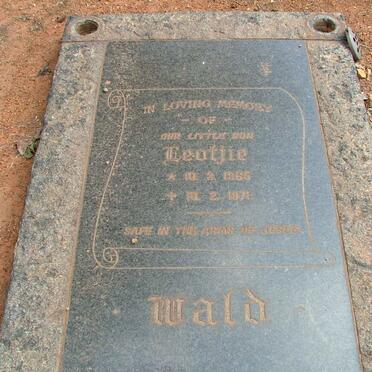 WALD Leotjie 1965-1971