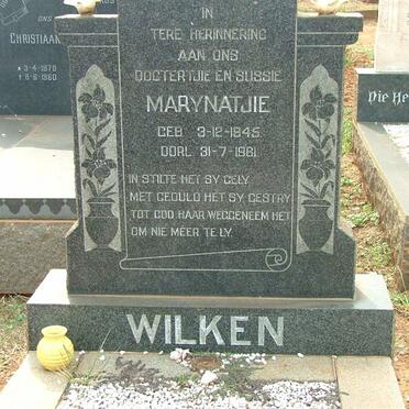 WILKEN Marynatjie 1945-1961