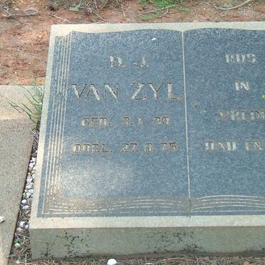 ZYL D.J., van 1939-1975