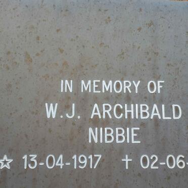ARCHIBALD W.J. 1917-1989