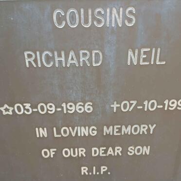 COUSINS Richard Neil 1966-1991