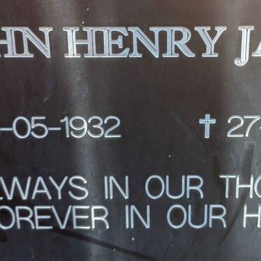 JANSEN John Henry 1932-1991