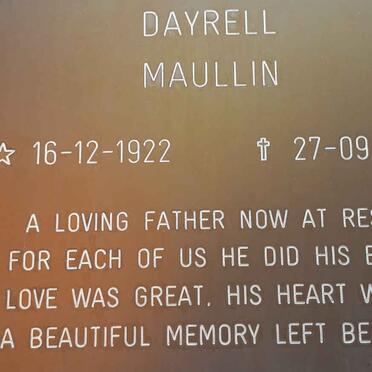 MAULLIN Dayrell 1922-2011
