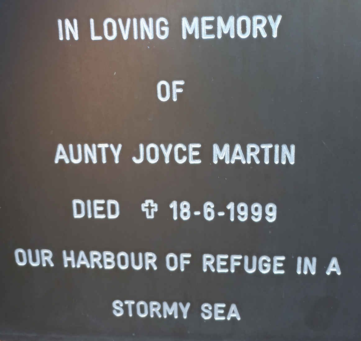 MARTIN Joyce -1999