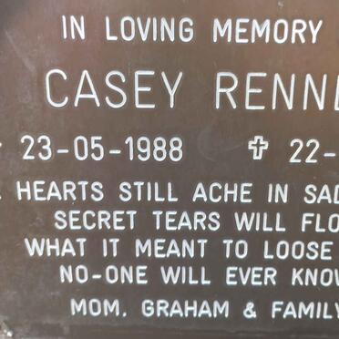 RENNEY Casey 1988-2012