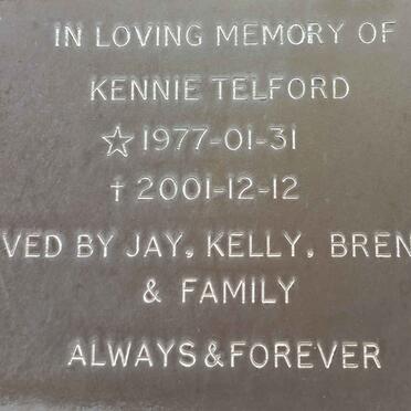 TELFORD Kennie 1977-2001