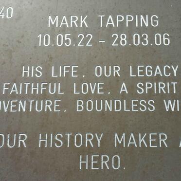 TAPPING Mark 1922-2006