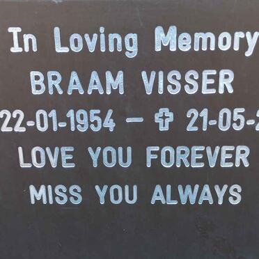 VISSER Braam 1954-2019