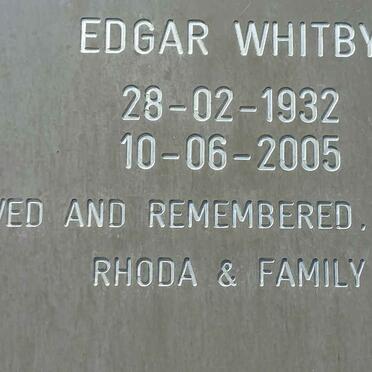 WHITBY Edgar 1932-2005