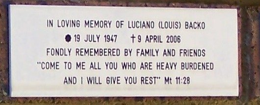 BACKO Luciano 1947-2006