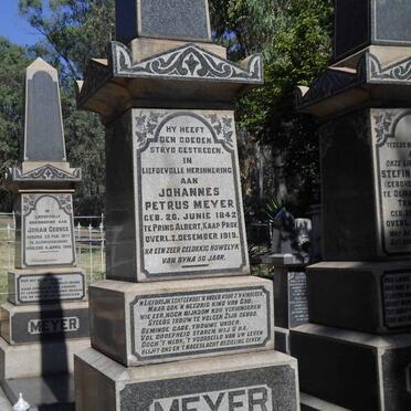 MEYER Johannes Petrus 1842-1919