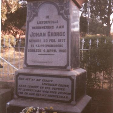 MEYER Johan George 1877-1960