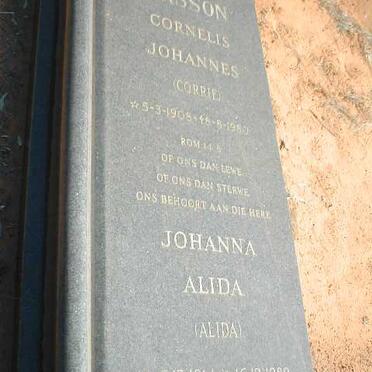 BASSON Cornelis Johannes 1908-1980 &amp; Johanna Alida 1914-1989