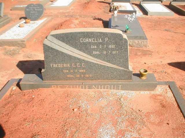 BEZUIDENHOUT Frederik G.C.C. 1889-1972 &amp; Cornelia P. 1892-1977