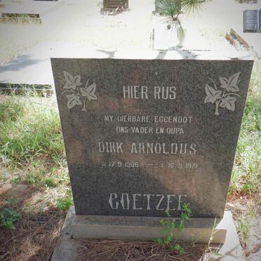 COETZEE Dirk Arnoldus 1906-1971