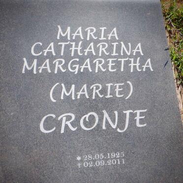 CRONJE Maria Catharina Margaretha 1925-2011