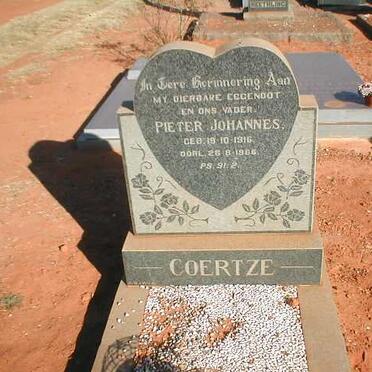 COERTZE Pieter Johannes 1916-1966