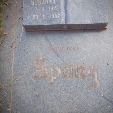 DORFLING Pieter Frans 1908-1970 &amp; Helena Susanna SPANG 1915-1987