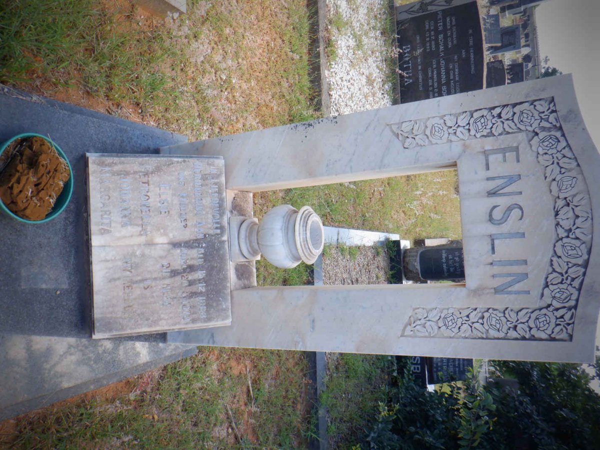ENSLIN Elsie Petronella Johanna Margarita 1883-1970