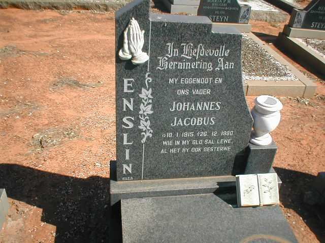 ENSLIN Johannes Jacobus 1915-1990