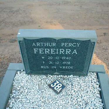 FEREIRRA Arthur Percy 1940-1978