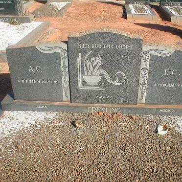 GREYLING A.C. 1892-1970 &amp; E.C.J. 1890-1971