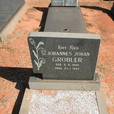 GROBLER Johannes Johan 1942-1985