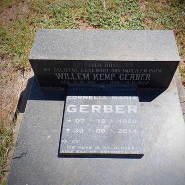 GERBER Willem Kemp 1912-1972 &amp; Cornelia Maria 1920-2014