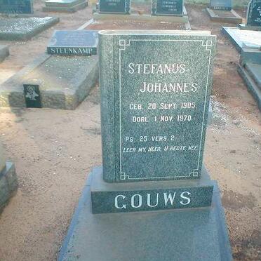 GOUWS Stefanus Johannes 1905-1970
