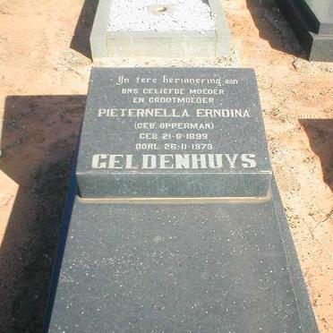 GELDENHUYS Pieternella Erndina nee OPPERMAN 1899-1979