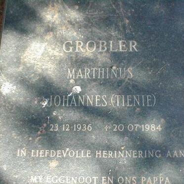 GROBLER Marthinus Johannes 1936-1984
