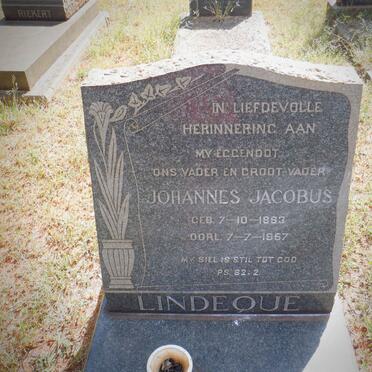 LINDEQUE Johannes Jacobus 1893-1957
