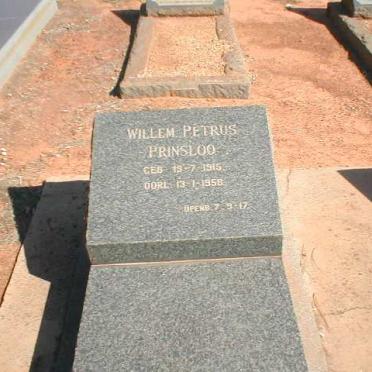 PRINSLOO Willem Petrus 1915-1958