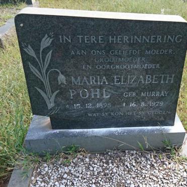 POHL Maria Elizabeth nee MURRAY 1898-1979