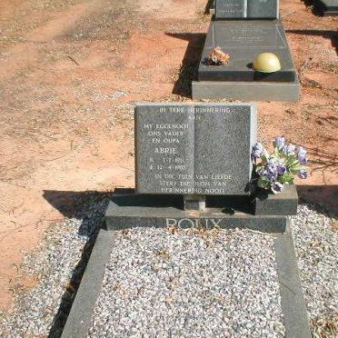 ROUX Abrie 1911-1985