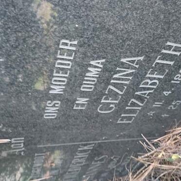 SPANGENBERG David Frederick Johannes 1894-1973 &amp; Gezina Elizabeth 1894-1990