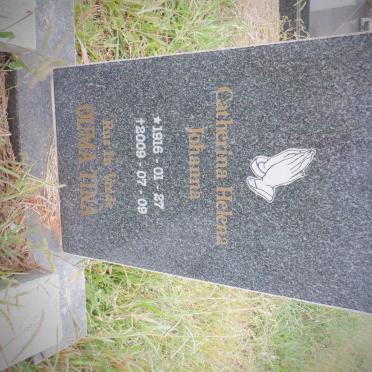BREDENKAMP Catherina Helena Johanna 1916-2009