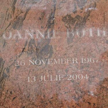 BOTHA Joannie 1967-2004