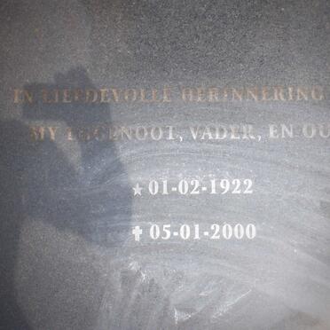 DIGUE Theunis 1922-2000 &amp; Heila 1929-