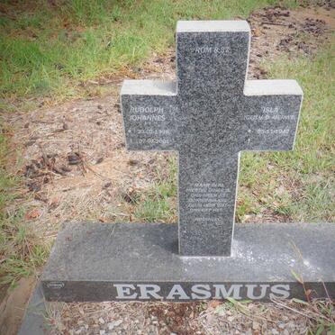 ERASMUS Rudolph Johannes 1936-2001 &amp; Isla V.D. MERWE 1942-
