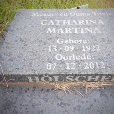 HÖLSCHER Catharina Martina 1922-2012