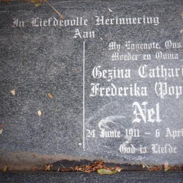 NEL Gezina Catharina Frederika 1911-2003