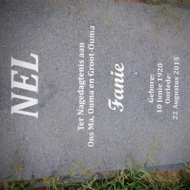 NEL Fanie 1920-2015