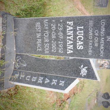 NKAMBULE Lucas Fanyana 1952-2002
