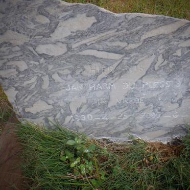 PLESSIS Jan Harm, du 1930-2000