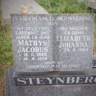 STEYNBERG Mathys Jacobus 1929-1998 &amp; Elizabeth Johanna 1944-