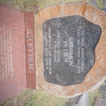 STOFFBERG Salomon Petrus 1933-2001