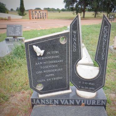 VUUREN Wynand Cornelius, Jansen van 1943-1995